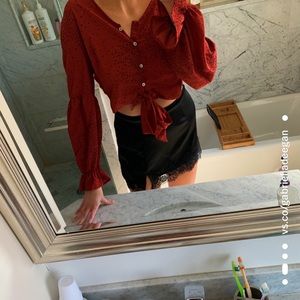 Urban outfitters slip skirt